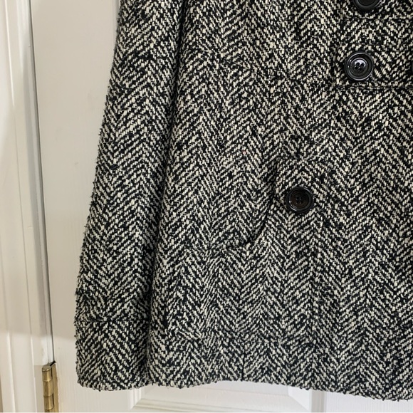 Garfield & Marks tweed chevron snap Blazer/Jacket Small - Picture 6 of 11